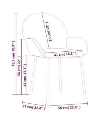 Dining Chairs 2 pcs Brown Faux Leather