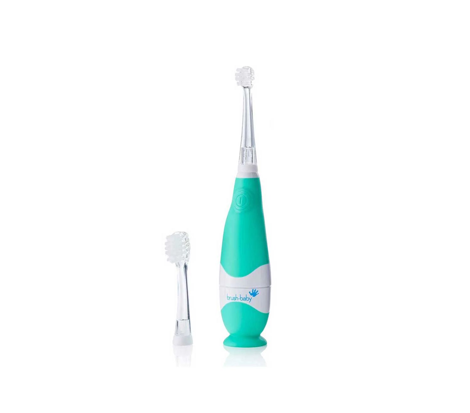 First Tooth Gift Set | Includes BabySonic Teal Electric Toothbrush, Baby's First Brush & Teether & Chewable Toothbrush
