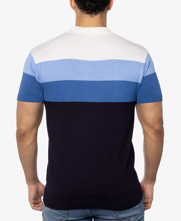 Men's Striped Polo Sweater - thumbnail 3