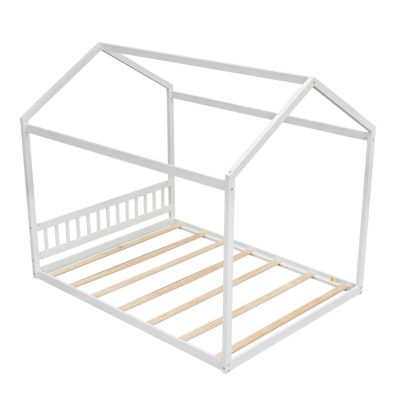 Streamdale Queen Size Wooden House Bed With Headboard