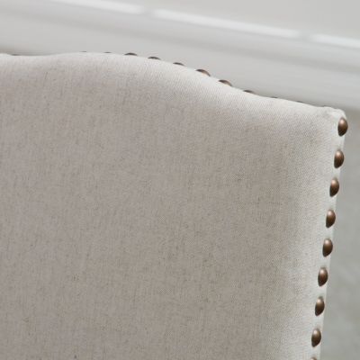 Polyester Dining Chair with Studs and Legs