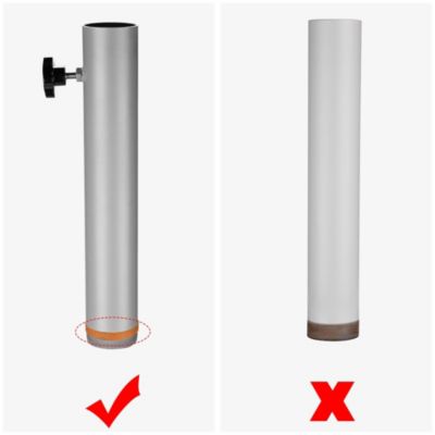 20' Telescopic Aluminum Flag Pole Kit Tire Mount Stand w/ Gold Ball Finial Outdoor