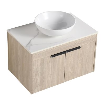 Streamdale 30" Modern Design Float Bathroom Vanity With Ceramic Basin Set