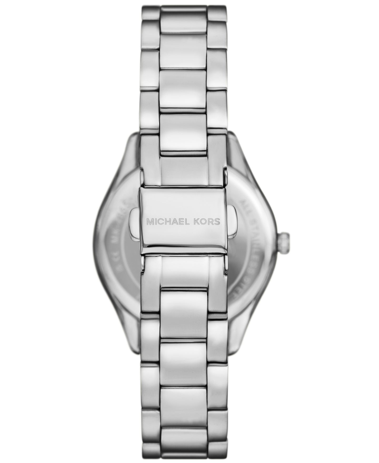 Женский подарочный набор Michael Kors Lauryn: часы, серьги и колье, сталь, 33 мм — фото 3