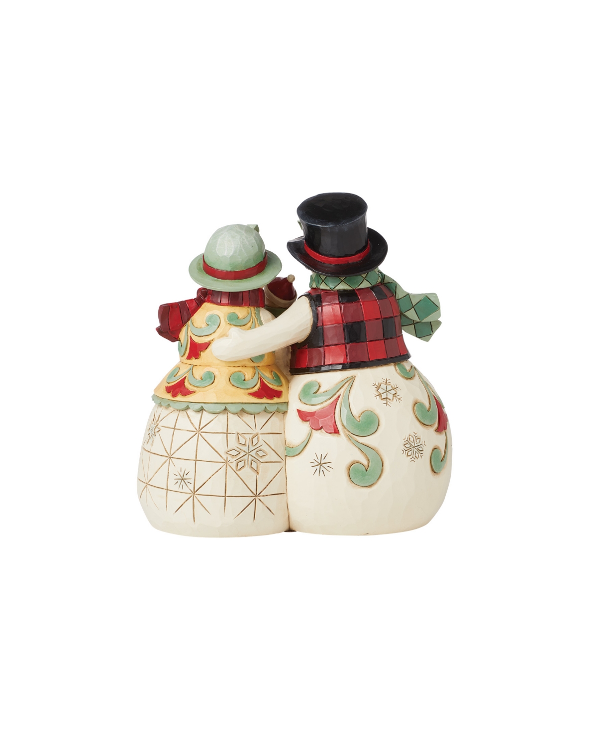 Jim Shore Highland Glen Snowmen Family Figurine In Multi