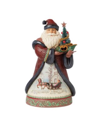 Jim Shore Holiday Manor Santa Figurine - Macy's