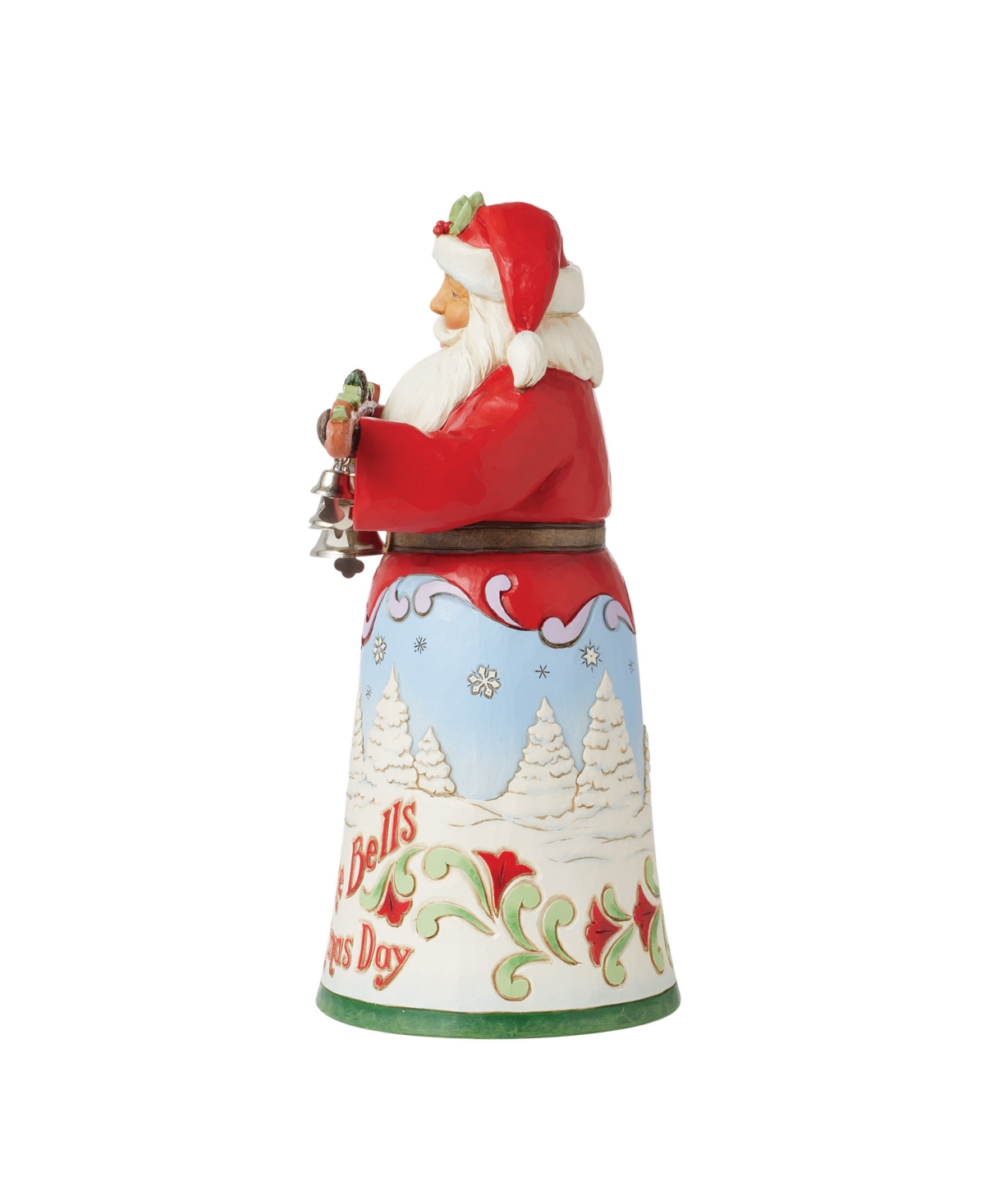 Jim Shore Song Series Santa Figurine In Multi