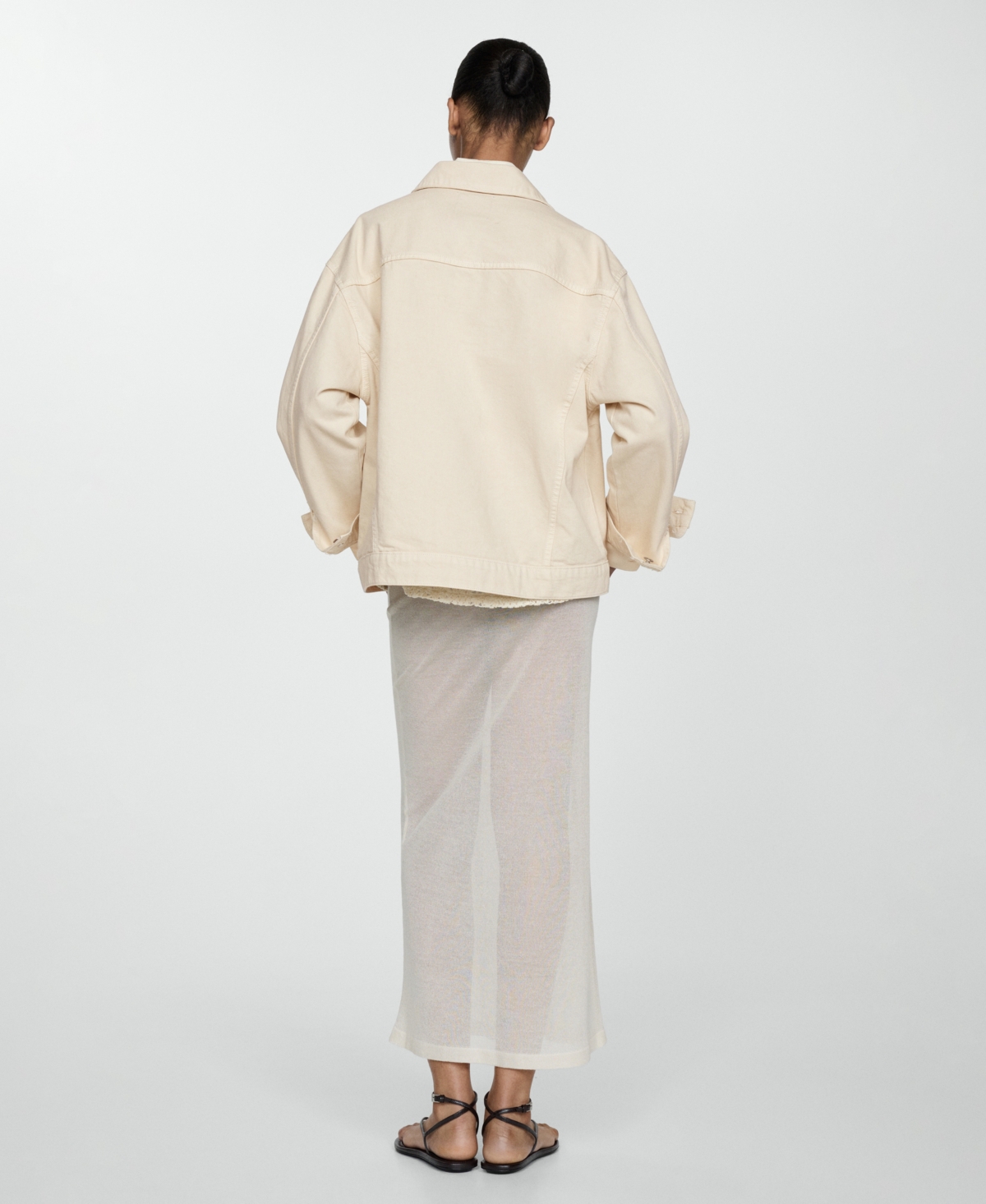 Mango Women's Oversize Denim Jacket