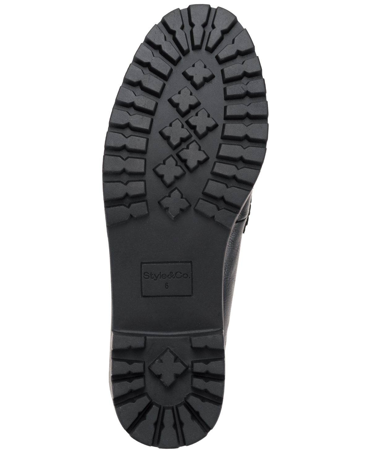 Style & Co Women's Wandaa Slip-on Lug Loafer Flats, Created For Macy's In Cognac Sm2