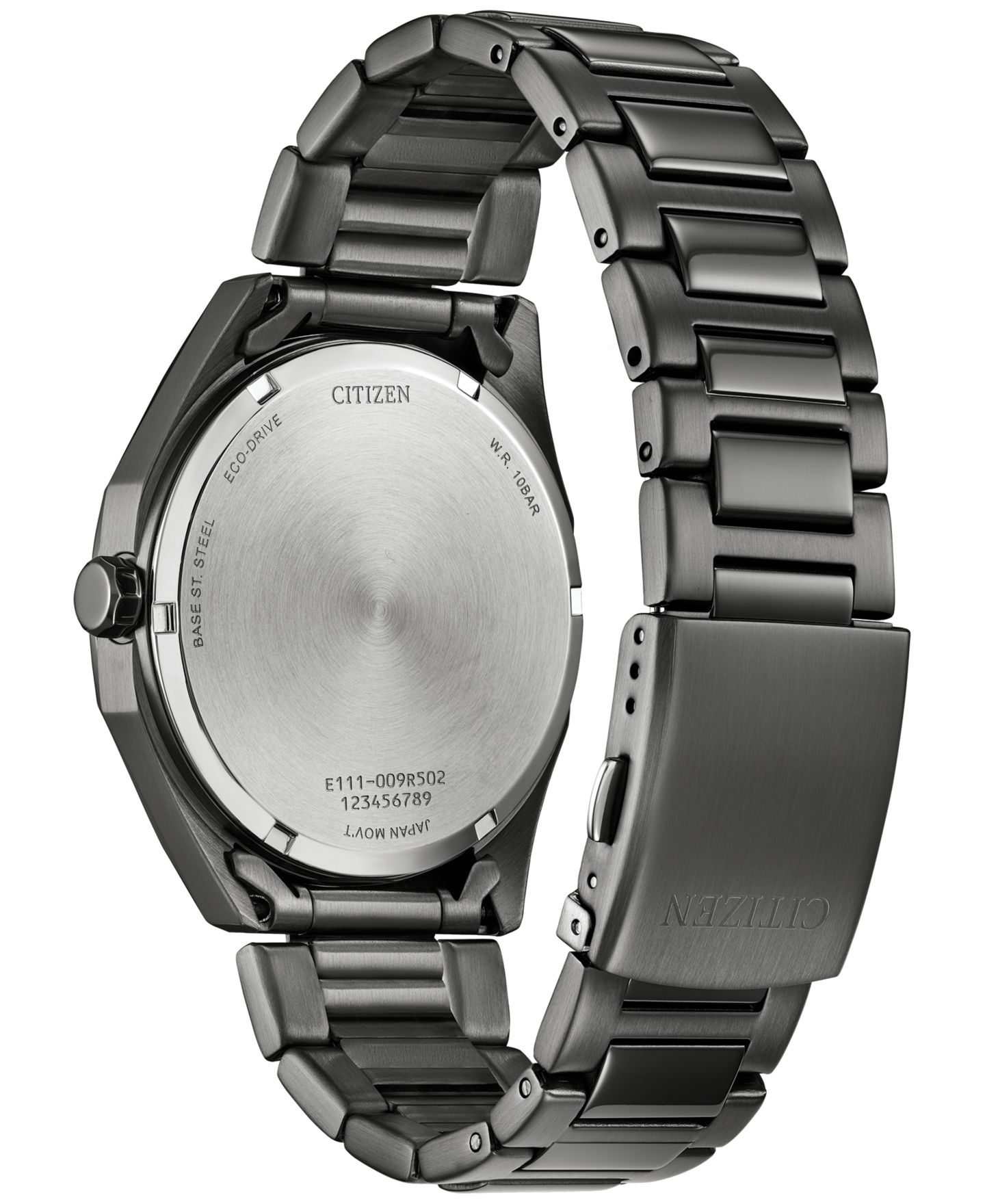 Мужские часы Citizen Eco-Drive Weekender Gray-Tone Stainless Steel Bracelet Watch 41mm — фото 3