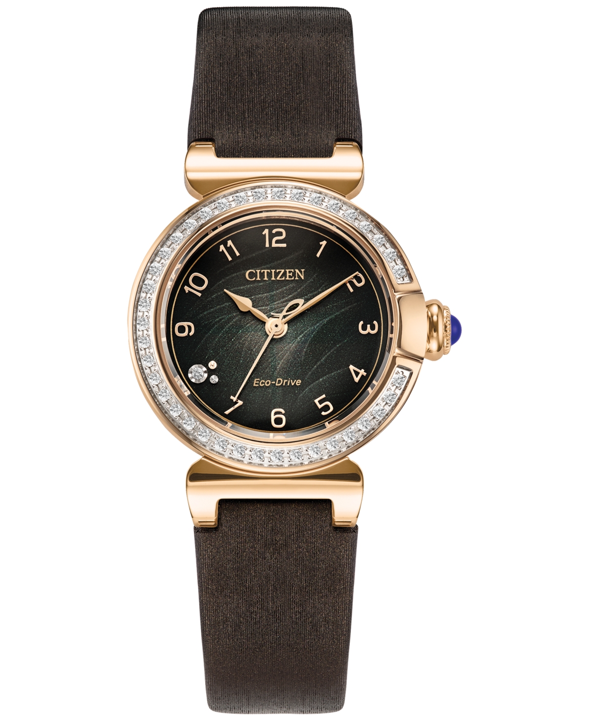 Citizen Womens Gold Tone Stainless Steel Bracelet Watch Em1123-62x In No Color