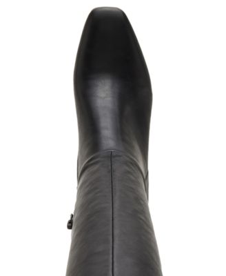 Wisee Block-Heel Knee-High Dress Boots