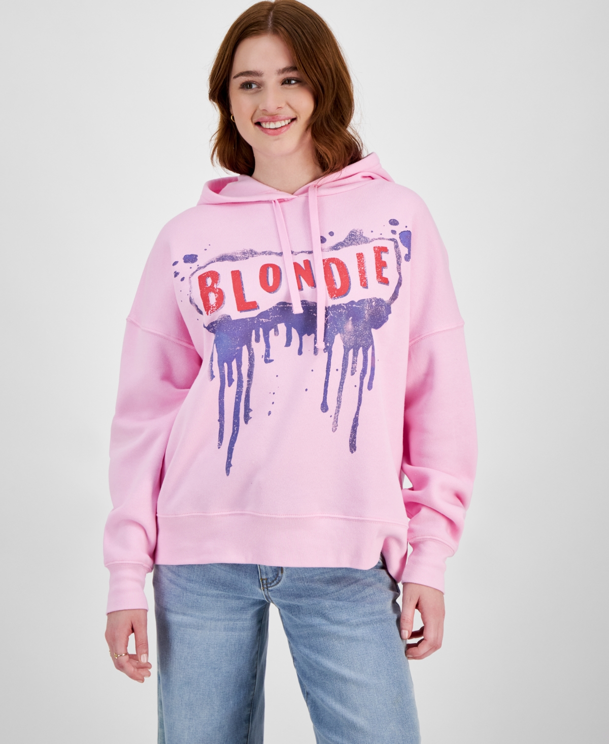Juniors' Blondie Graphic Hoodie - Pink