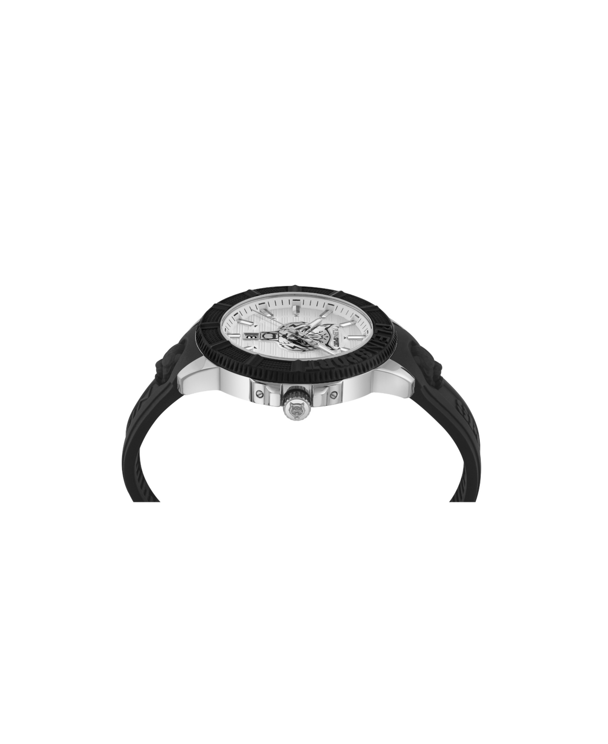 Plein Sport Men's City Rush 3 Hand Date QuartzSilicone Strap 45mm - Black