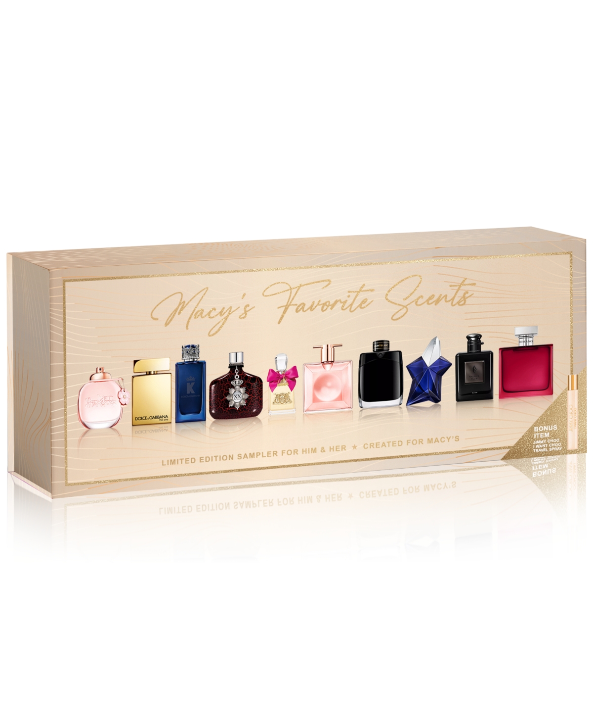 CREATED FOR MACY'S 11-PC. MACY'S FAVORITE SCENTS FRAGRANCE SAMPLER WITH TRAVEL SPRAY FOR HIM & HER, EXCLUSIVELY AT MACY 