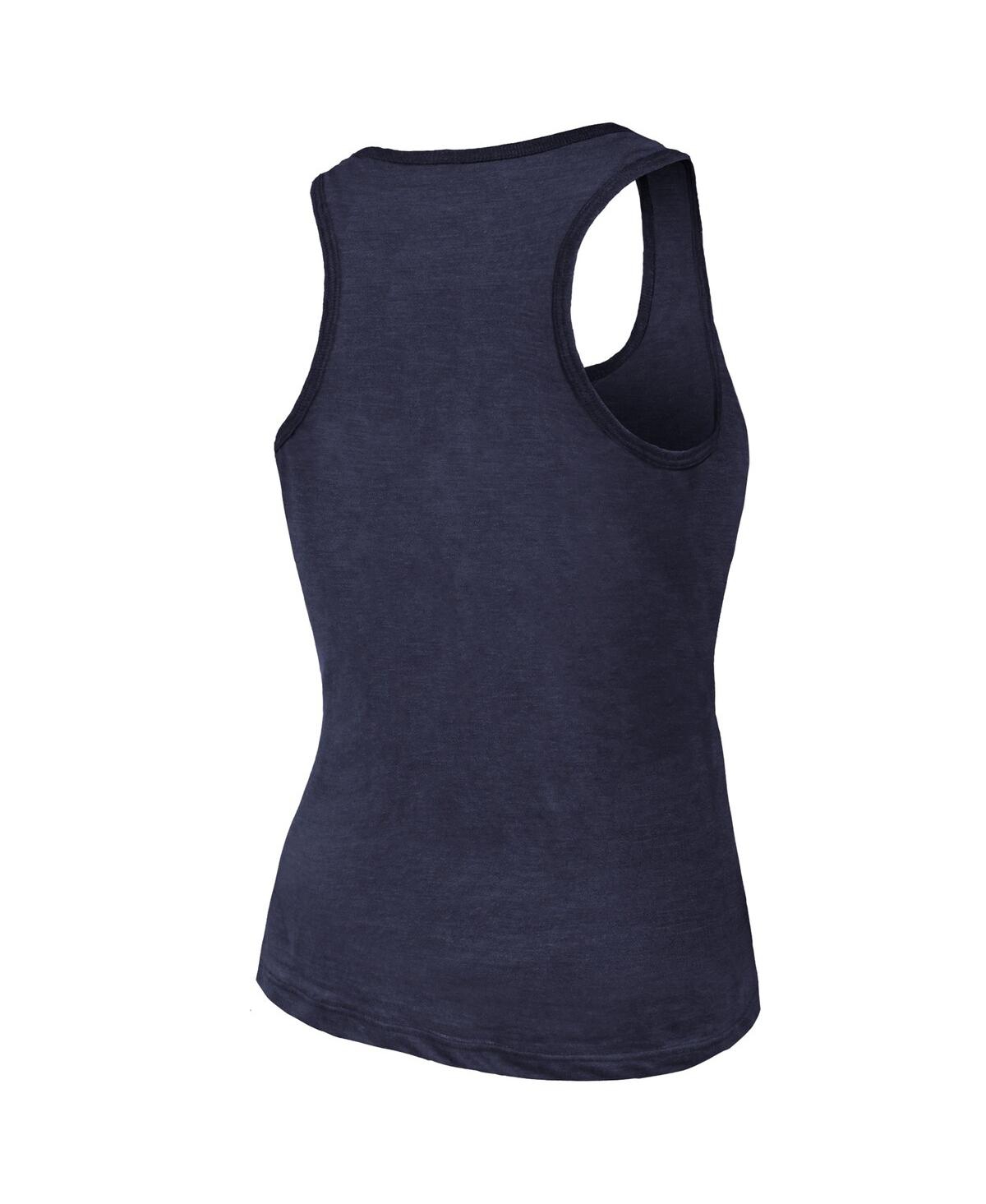 Majestic Women'sFlorida Panthers 2024 Stanley Cup Champions Tri-Blend Racerback Tank Top - Navy