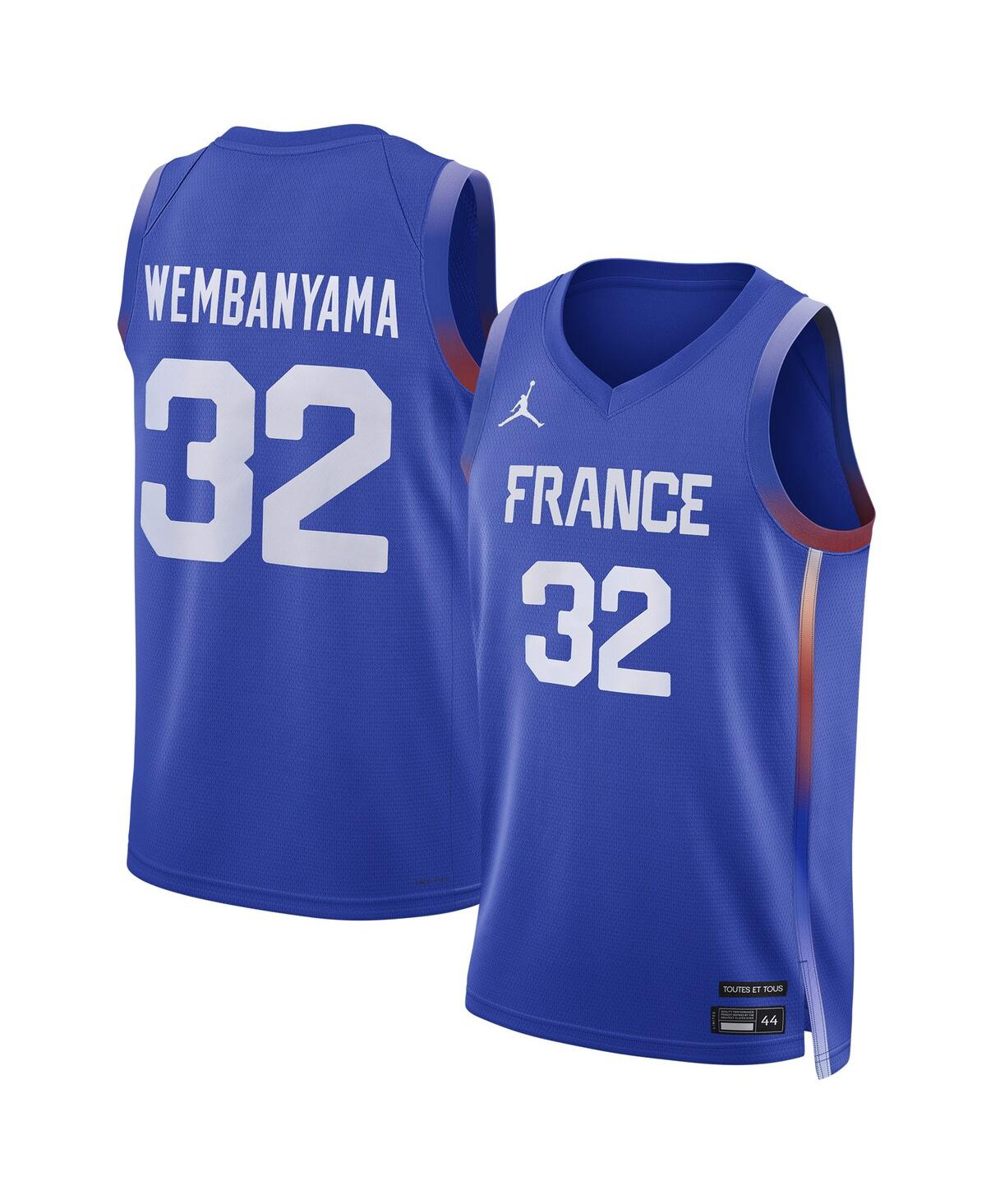 Men's Victor Wembanyama Royal France Basketball 2024 Summer Olympics Player Limited Basketball Jersey - Royal