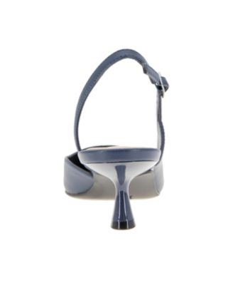 Women's Kittie Kitten Heel Sling Back Pumps