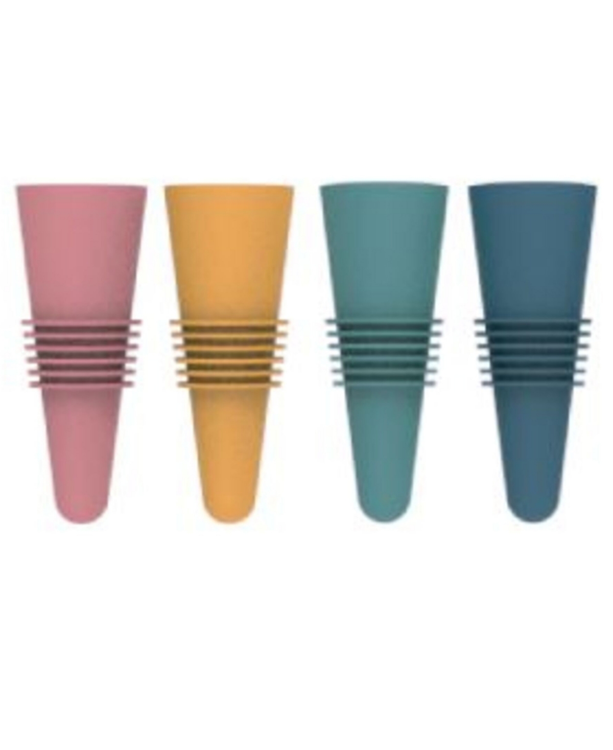 Rabbit Wine Bottle Stoppers, Set of 4 - Assorted