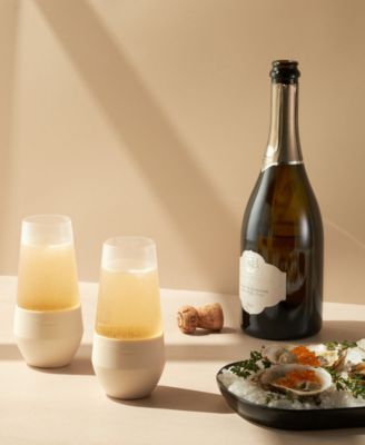 Freezable Champagne Glasses, Set of 2