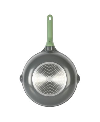 Theodore 13 Inch Cast Aluminum Saute Pan W/ Lid Nonstick Interior and Induction Base