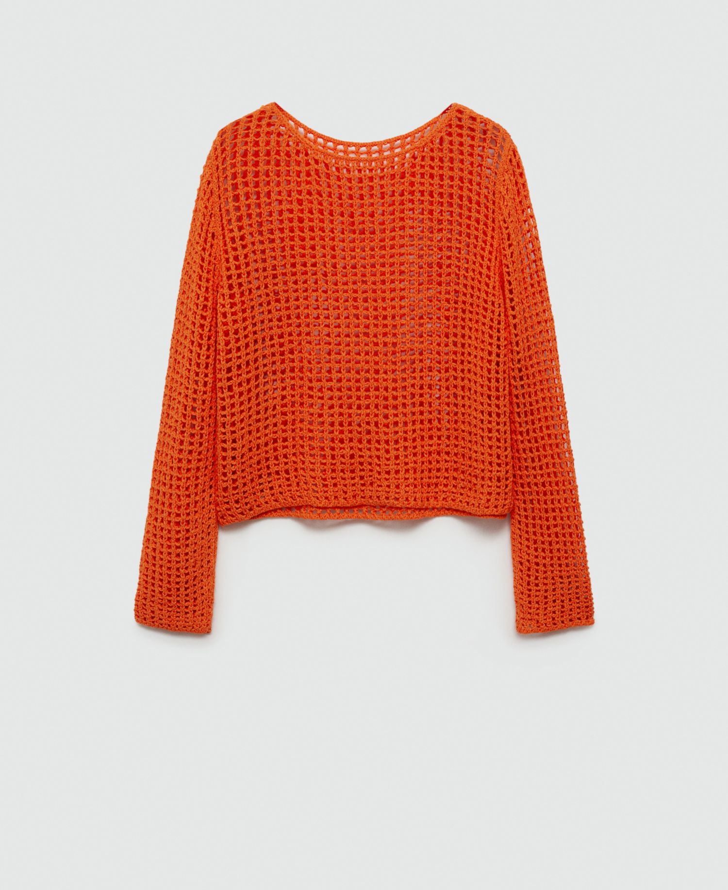 Women's Openwork Knit Sweater