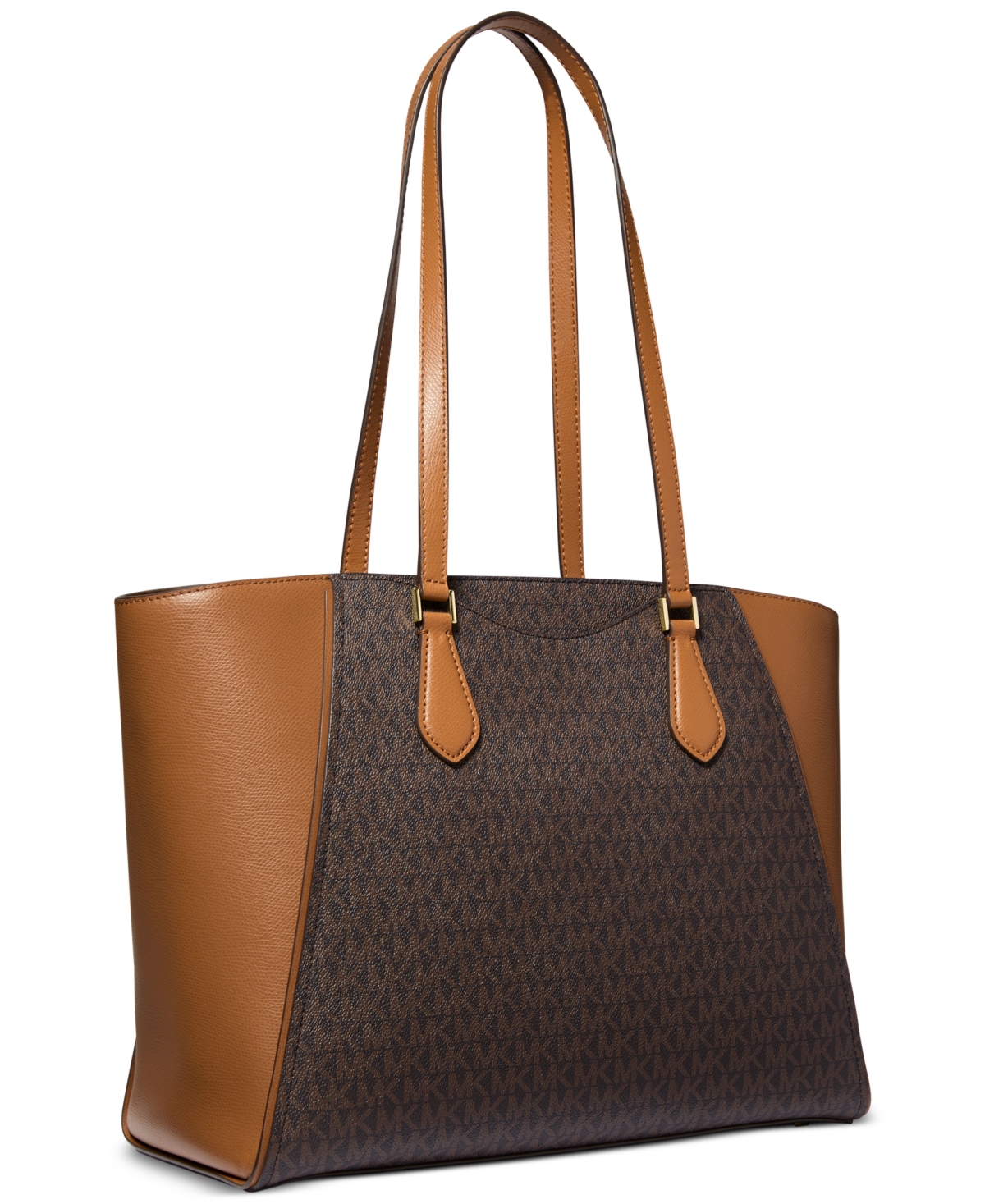 Michael Michael Kors Taryn Logo Top Zip Tote -acorn