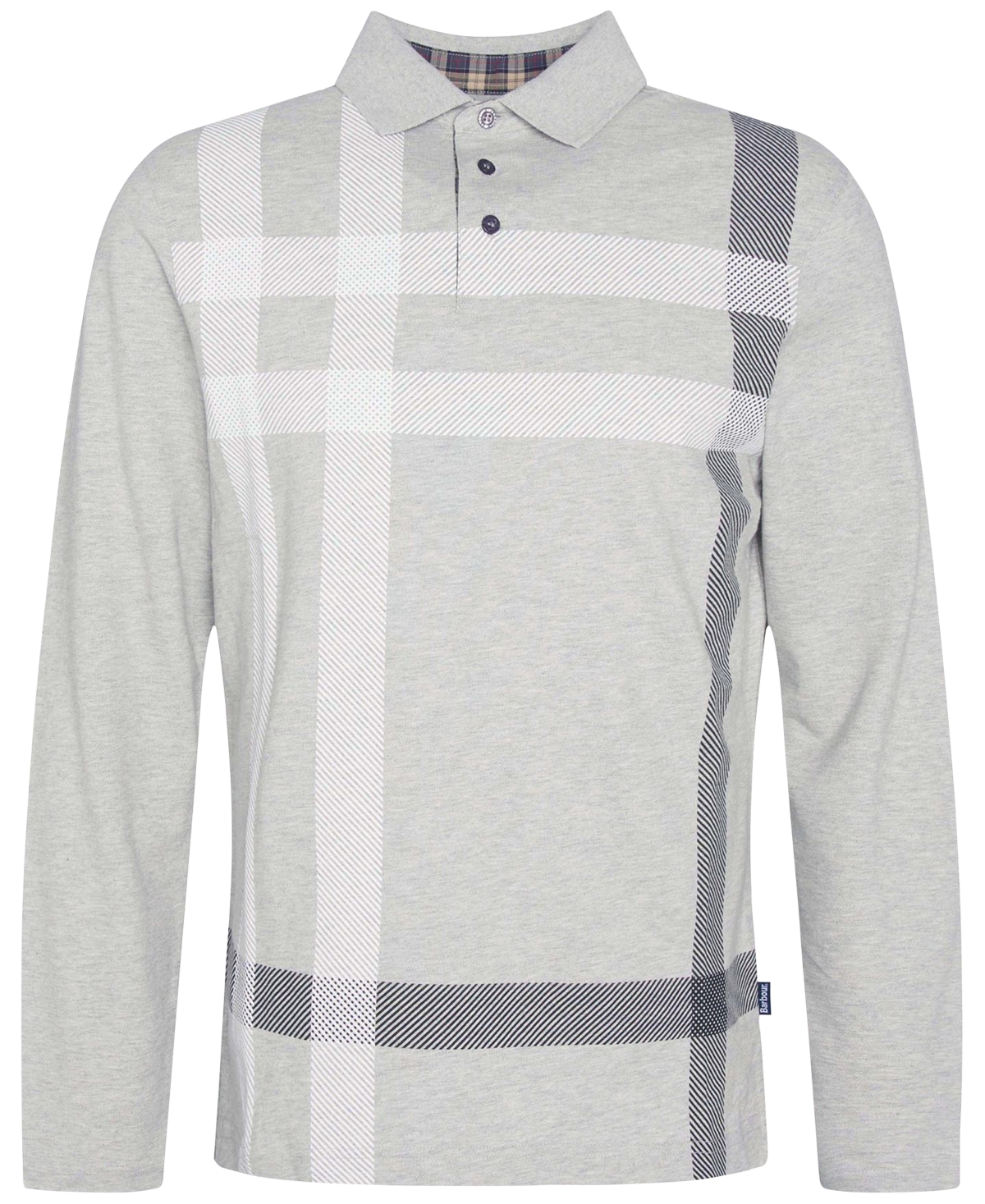 Barbour Men's Blaine Tailored-Fit Tartan Long-Sleeve Polo Shirt
