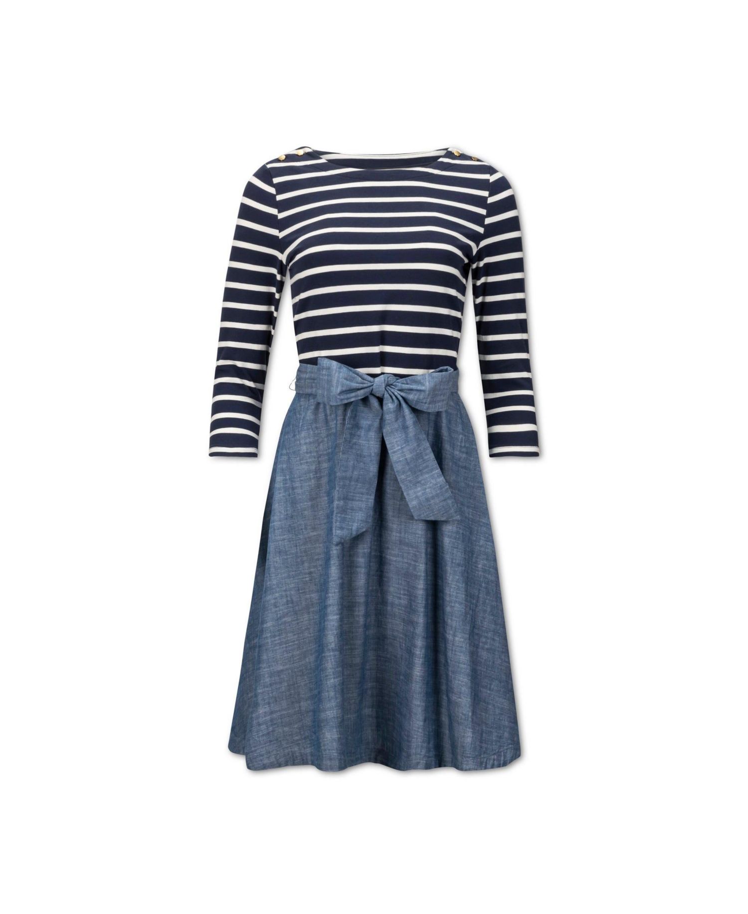 Women's Hope and Henry Long Sleeve French Skater Dress