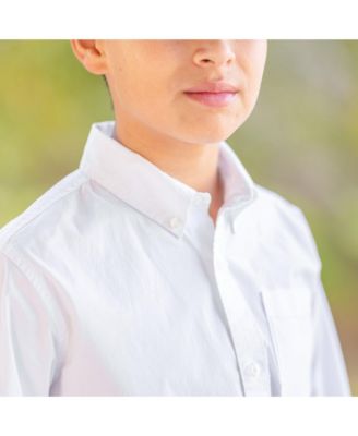 Boys' Poplin Button Down Shirt