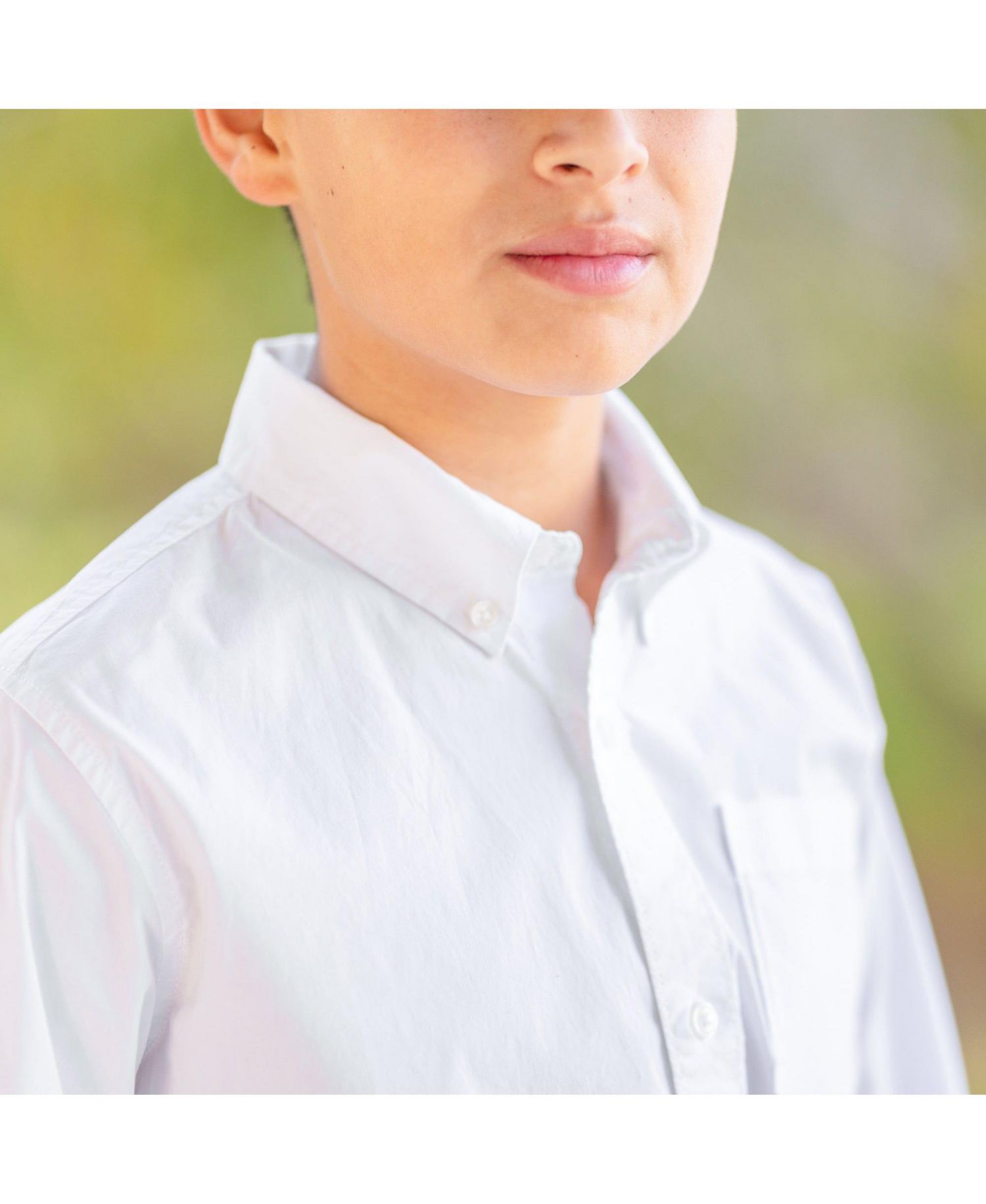 Hope and Henry Boys' Poplin Button Down Shirt, Kids
