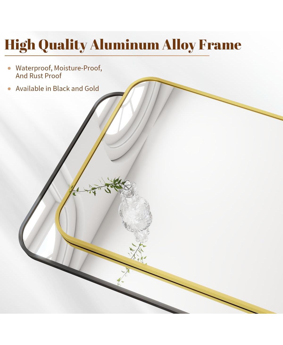 Homlux Rectangular Wall Mounted Mirror 20