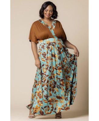 Plus Size Naomi Long Maxi Dress