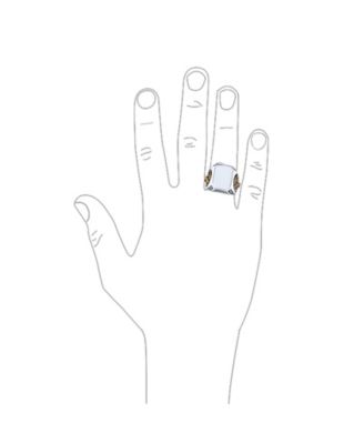 Big Statement King Of Jungle Rectangle Signet Accent Lion Ring Solid Oxidized .925 Sterling Silver