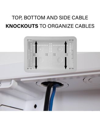 SA-IWB9 9" In-Wall TV Component Box