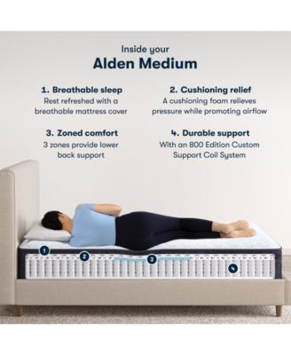 Classic Alden 11.5" Medium Mattress - Queen
