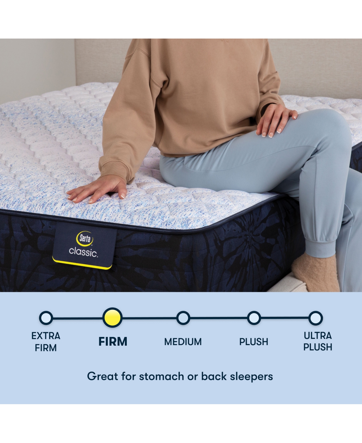Serta Classic Dorian 12.5" Firm Mattress In No Color