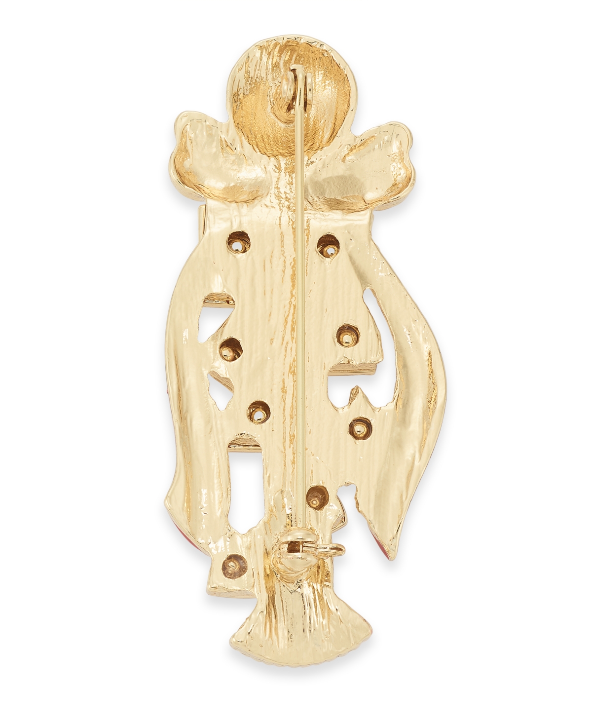 Holiday Lane Gold-Tone North Pole Pin, Created for Macy's