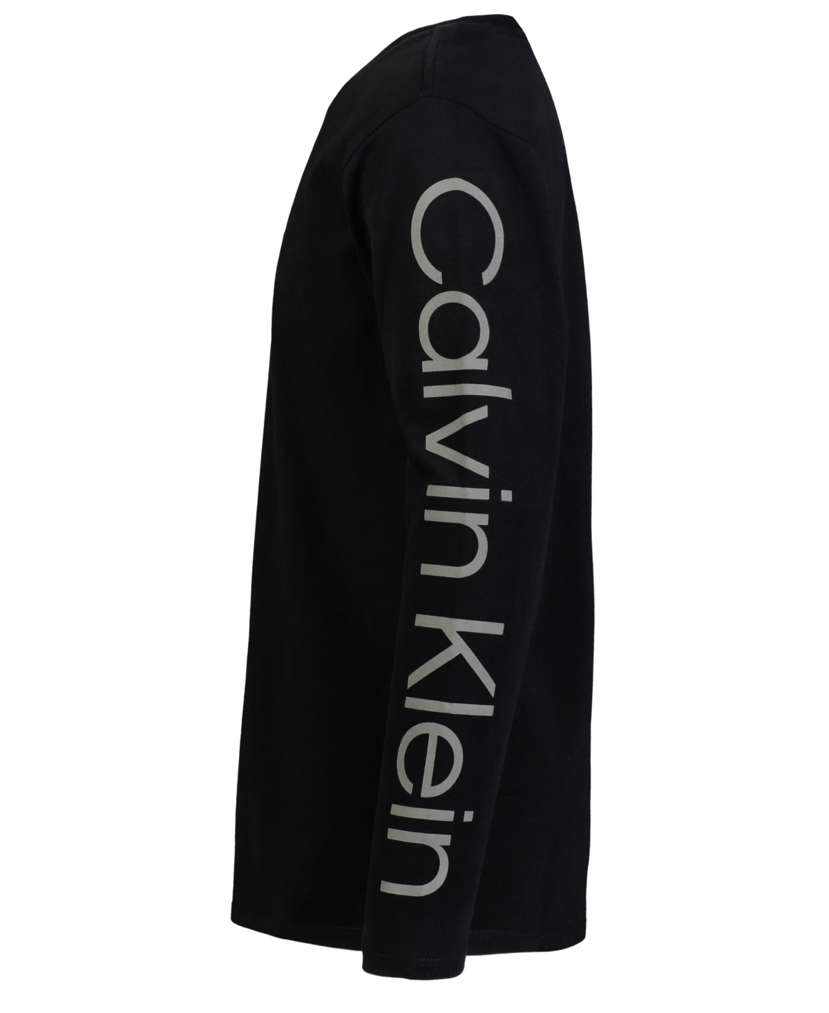 Calvin Klein Big Boys Sleeve Print Long Sleeve Tee
