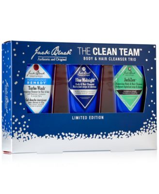 Jack Black 3-Pc. The Clean Team Body & Hair Cleanser Set