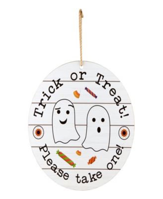 Hanging Halloween Sign, 12 Inches