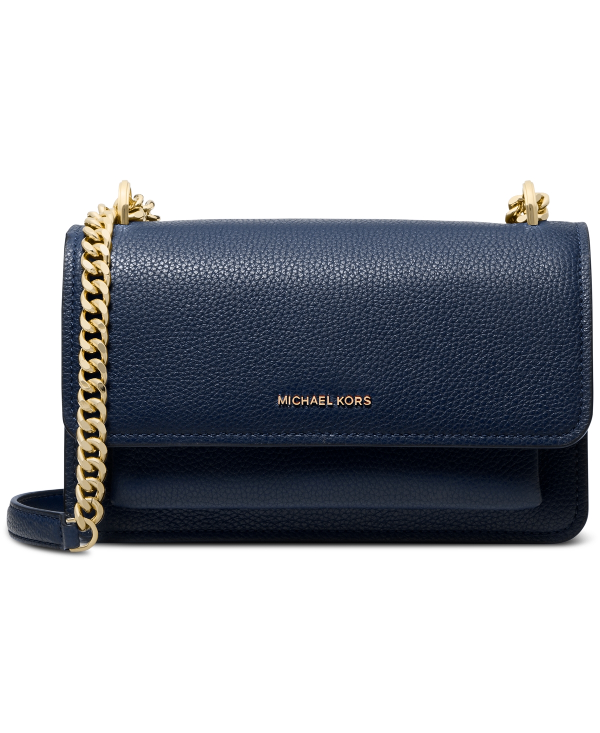 Michael Kors Michael  Claire Large Shoulder In Navy