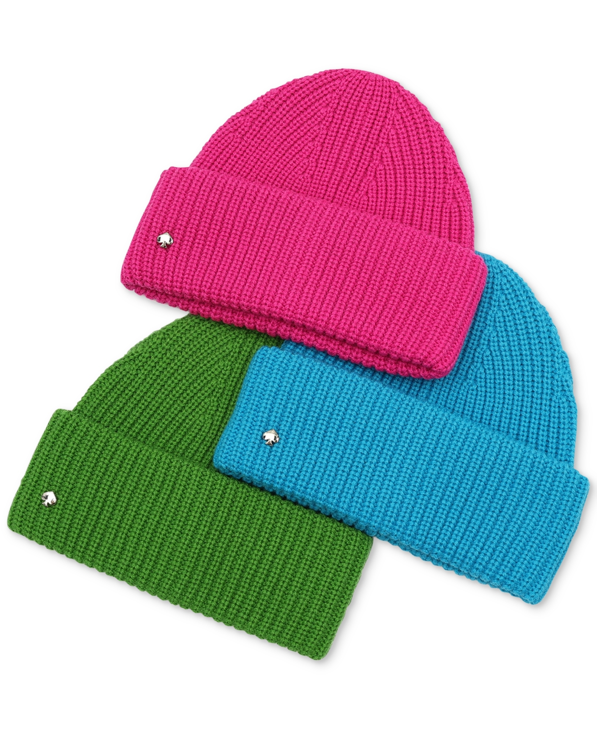 Kate Spade Kate Sapde New York Spade Cuff Beanie In Black