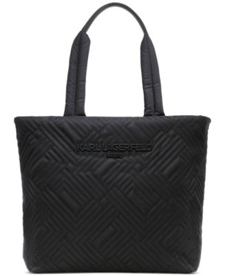 大人気★Karl Lagerfeld Paris ボヤージュナイロントート KARL LAGERFELD PARIS Voyage Large Nylon Tote - Macy's