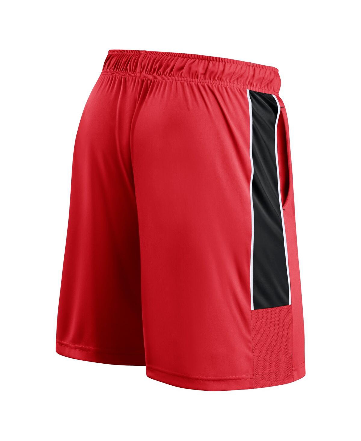 Fanatics Men'sCincinnati Reds Win the Match Defender Shorts - Red, Black