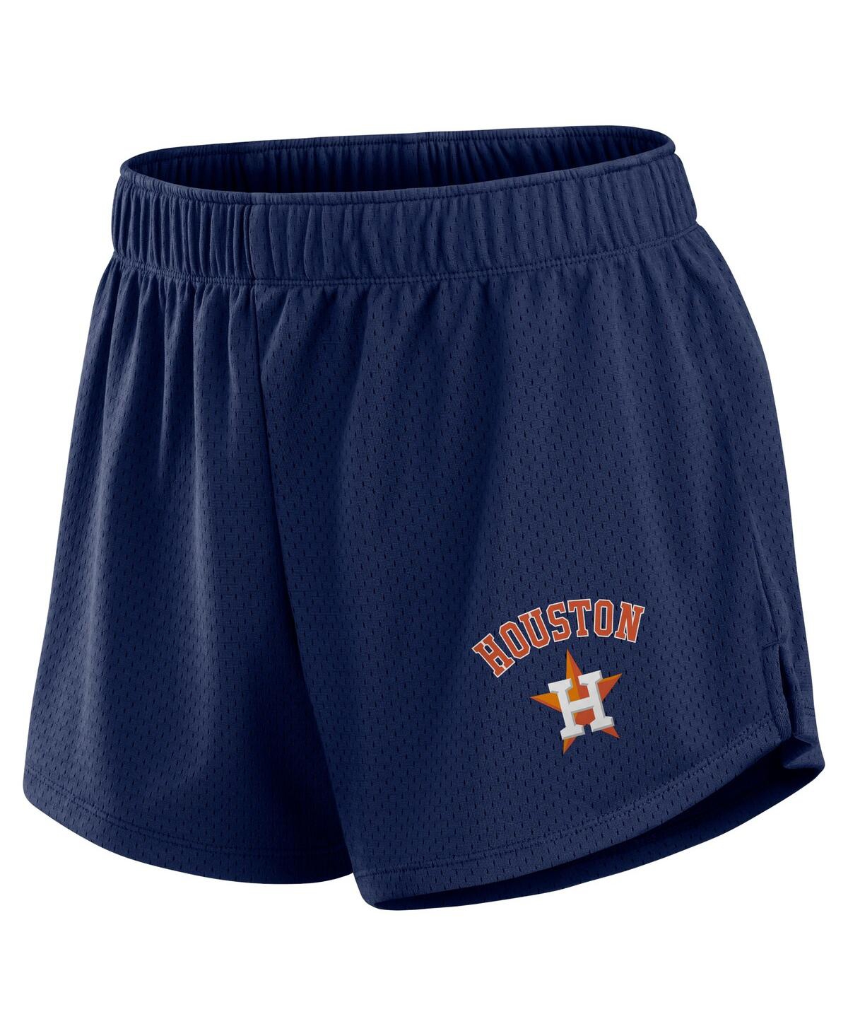 Fanatics Women's Navy Houston Astros Mesh Shorts In Navy