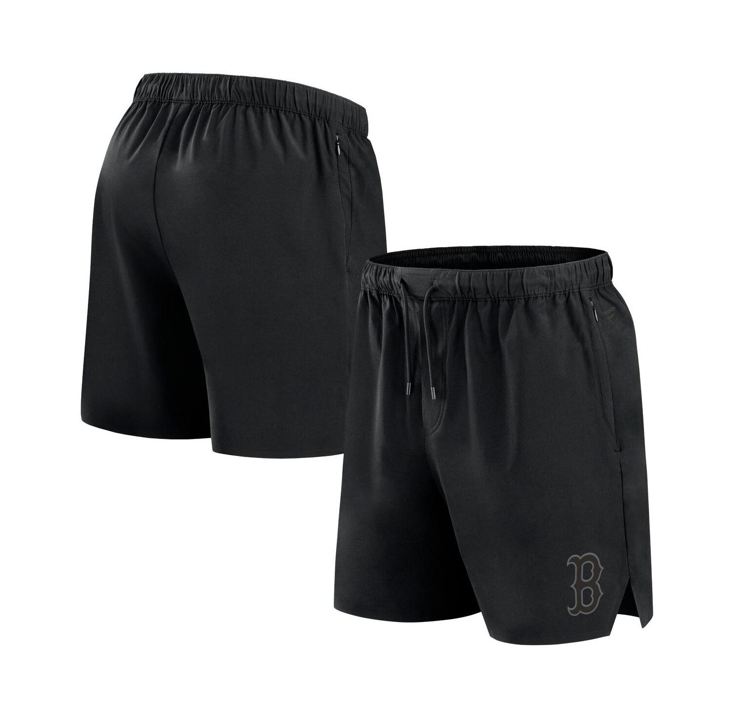 Men's Black Boston Red Sox Front Office Woven Shorts