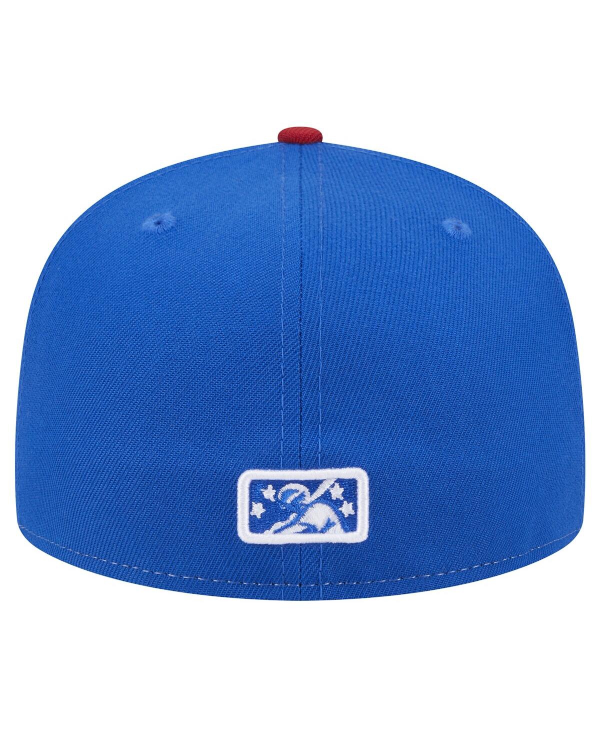 New Era Men'sIndianapolis Indians Theme Night Clowns 59FIFTY Fitted Hat - Blue