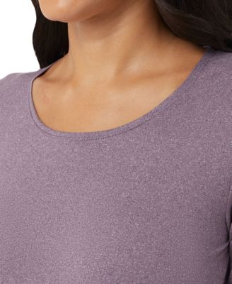 Women's Long-Sleeve Scoop-Neck Top 