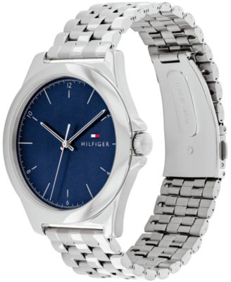 Men's Quartz Silver Stainless Steel Watch 42mm